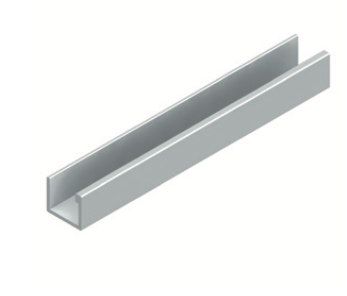 U-Profil 10mm Minimum Mattsilber (2-4) M/L