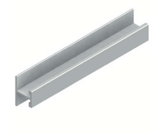 ZIERPROFIL H 10MM MINIMAL MATT SILBER (2-4