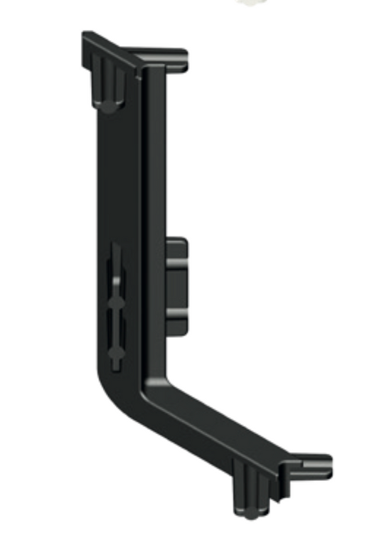 RINCON INTERIOR 90º NEGRO-GOLA "C" MONZA