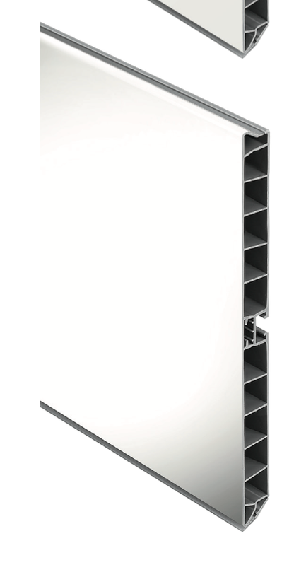 ZOCALO LISO PVC ALU-BLANCO 150MM (4MTS) M/L