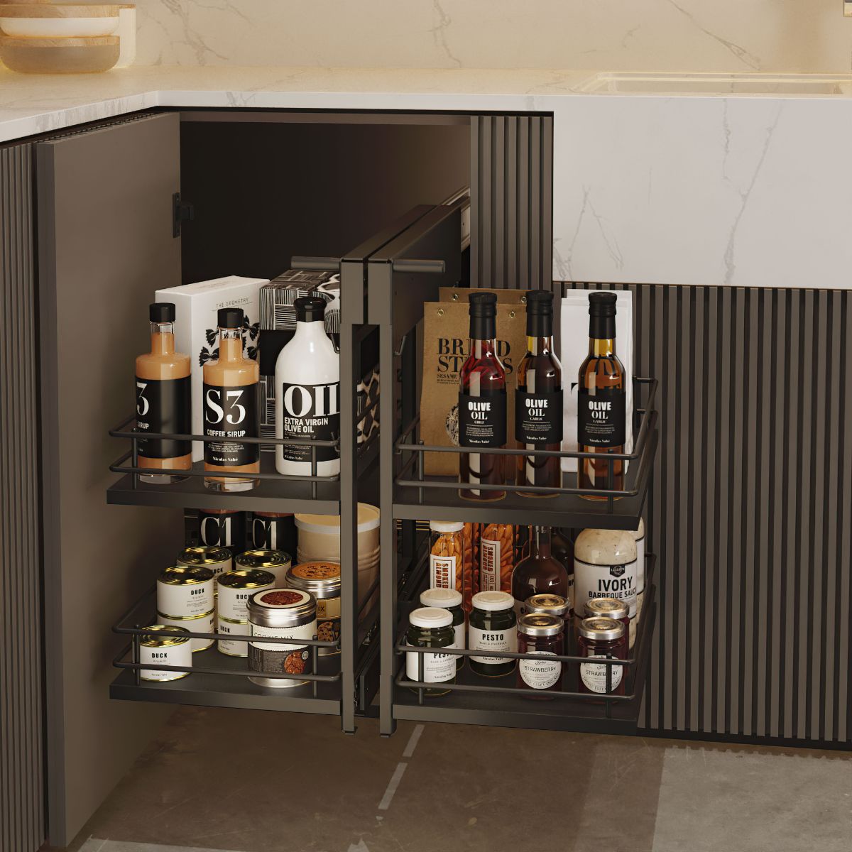 Bastidor extraíble rinconero COMPACT