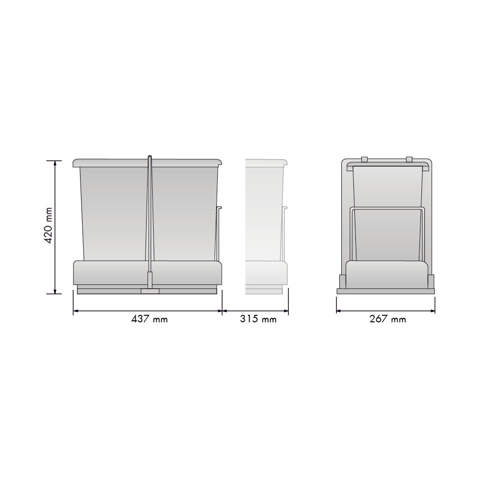 CUBO BASURA ECOLÓGICO  PTA.min 400