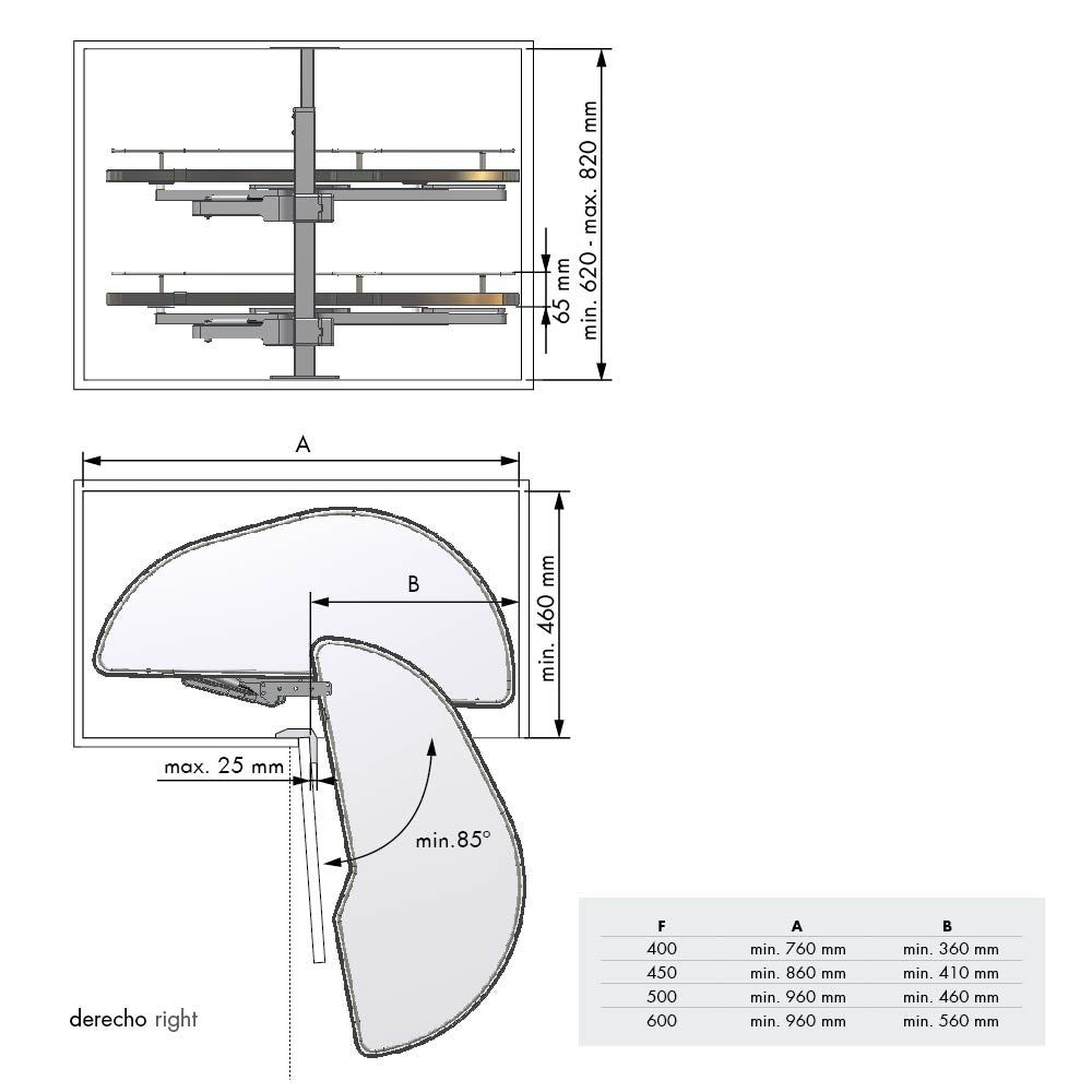 BANDEJA DESLIZANTE DOLPHIN II